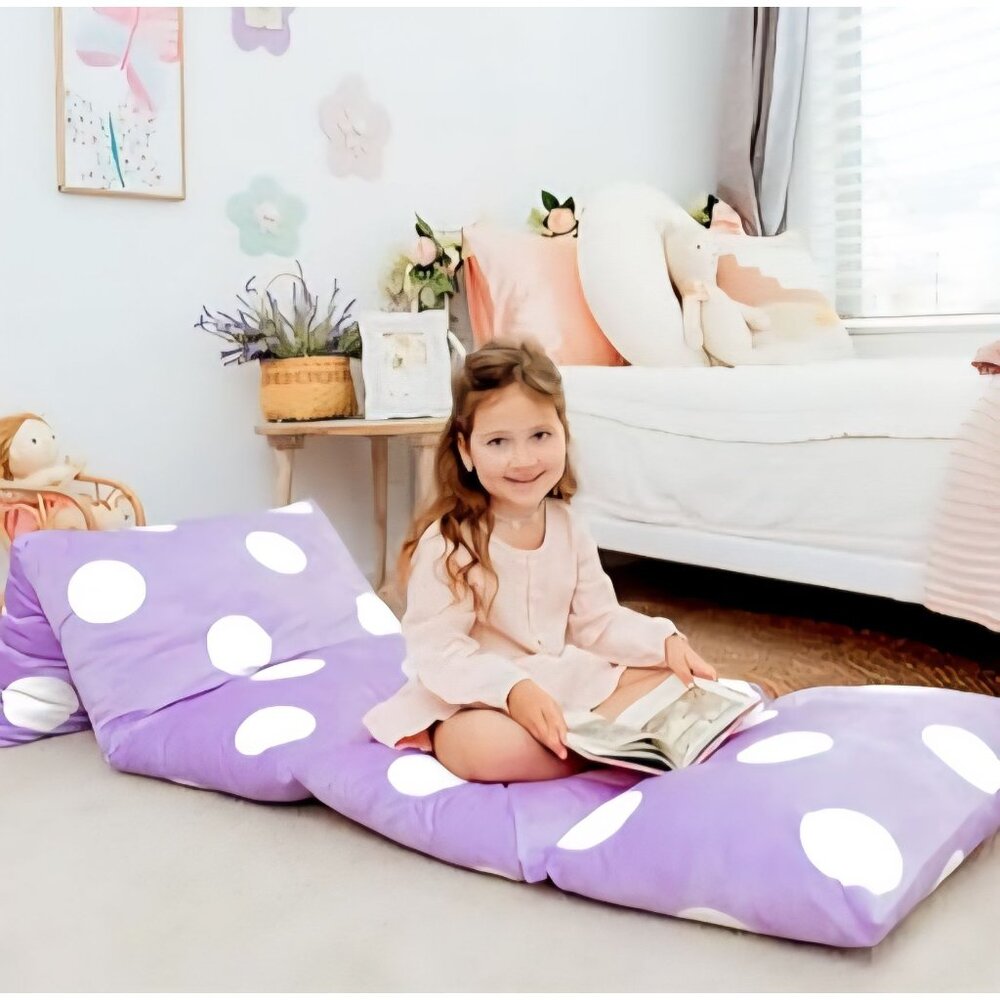 Butterfly Craze Pillow Case Bed Lounger Cover Purple
